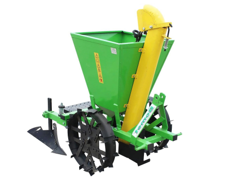 Однорядная картофелесажалка Bomet S239 с бункером емкостью 90 кг, регулируемыми грунтозацепами