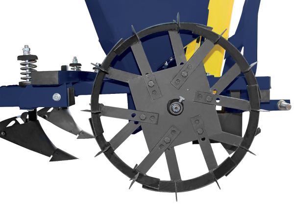 Колеса изменяемого диаметра двухрядной картофелесажалки Скаут S239